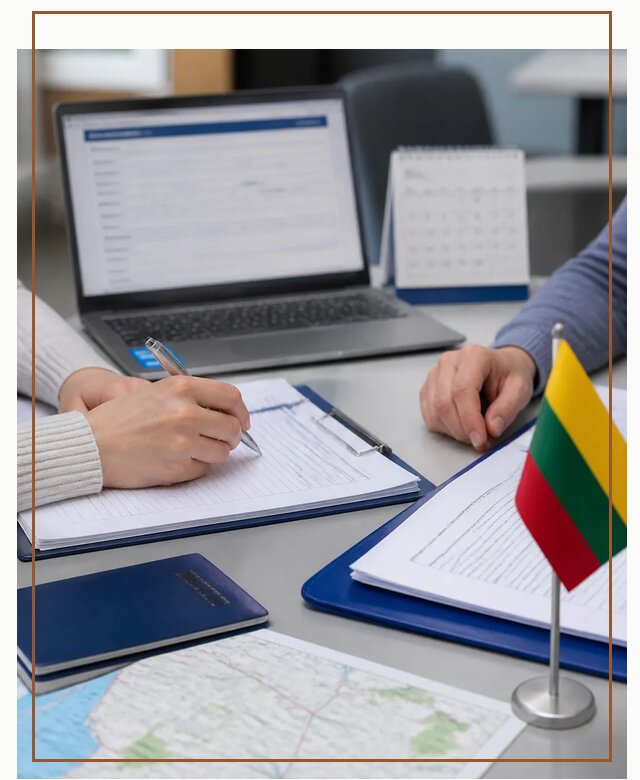 Профессиональное оформление визы в Литву для поездки в Череповце