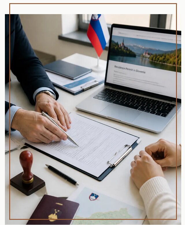 Оформление вида на жительство в Словении под ключ в Череповце